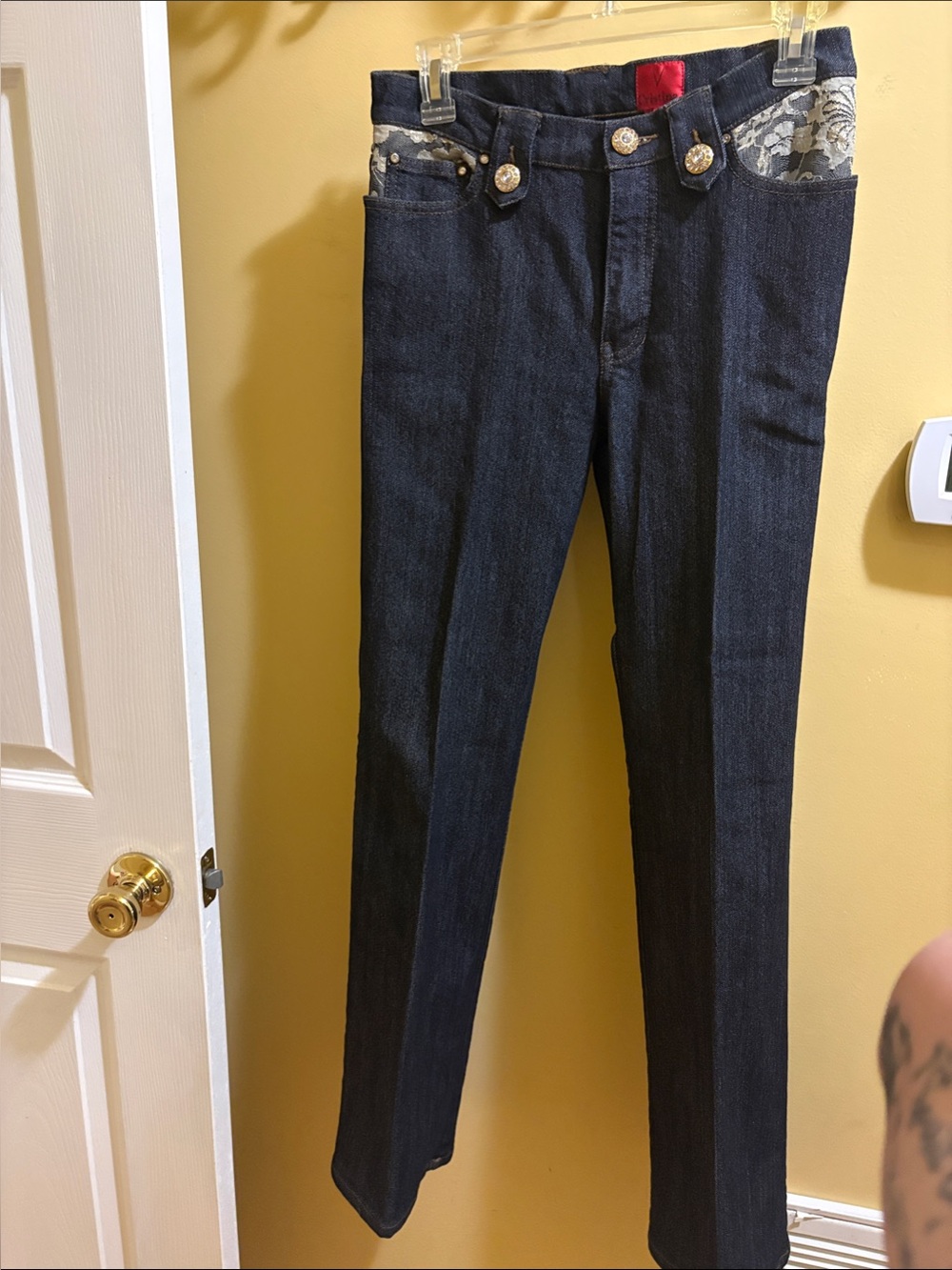 Christina Red-Label Dark Blue Denim Jeans